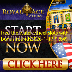 free the water wheel slots with bonus rounds