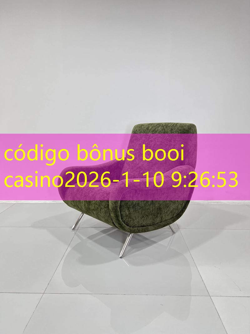 código bônus booi casino